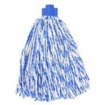 FREGONA HILOS MICROFIBRA AZUL/BLANCO