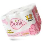 Papel higienico Acacia 12 rollos