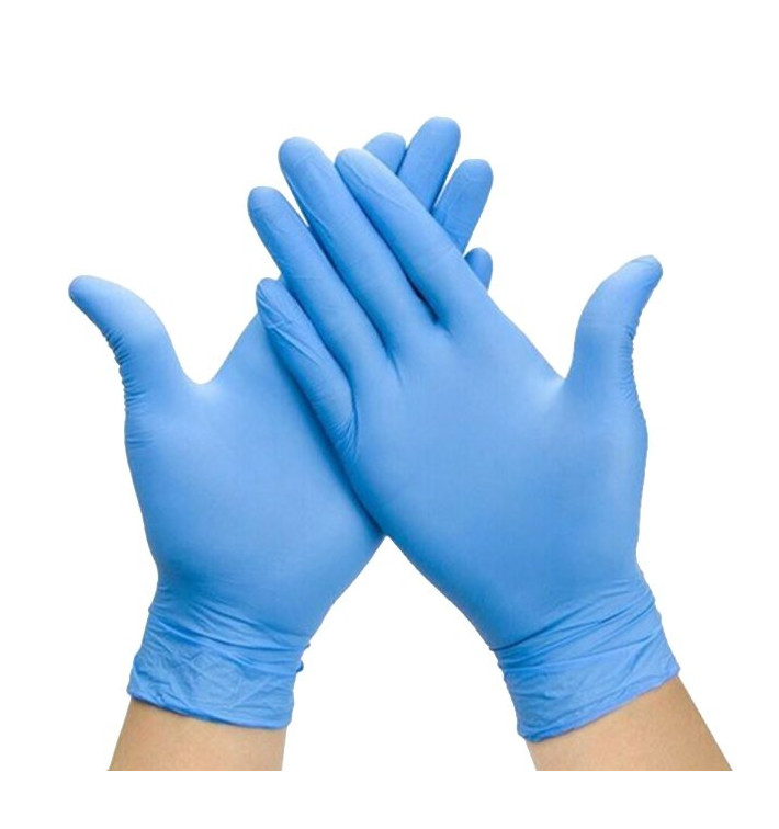 GUANTES DE NITRILO AZUL